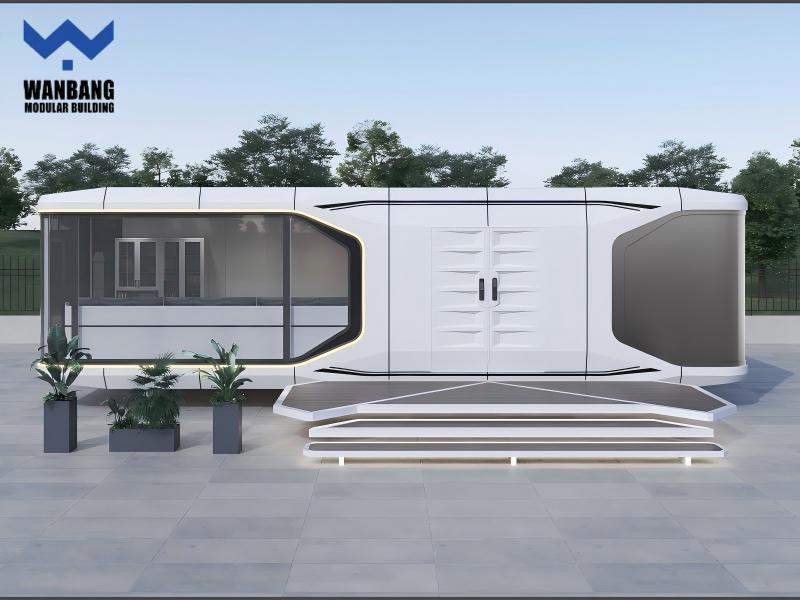 Luxury Smart Capsule House for Eco-Resorts Compact 28-38m² Future Living Space